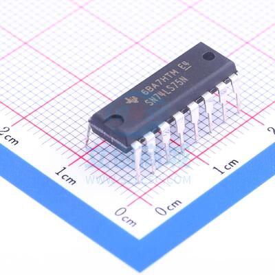 锁存器 SN74LS75N DIP-16 TI全新原装进口