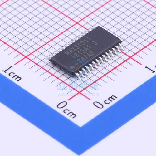 ADC/DAC-专用型 MAX31911AUI+ TSSOP-28 MAXIM 全新原装进口