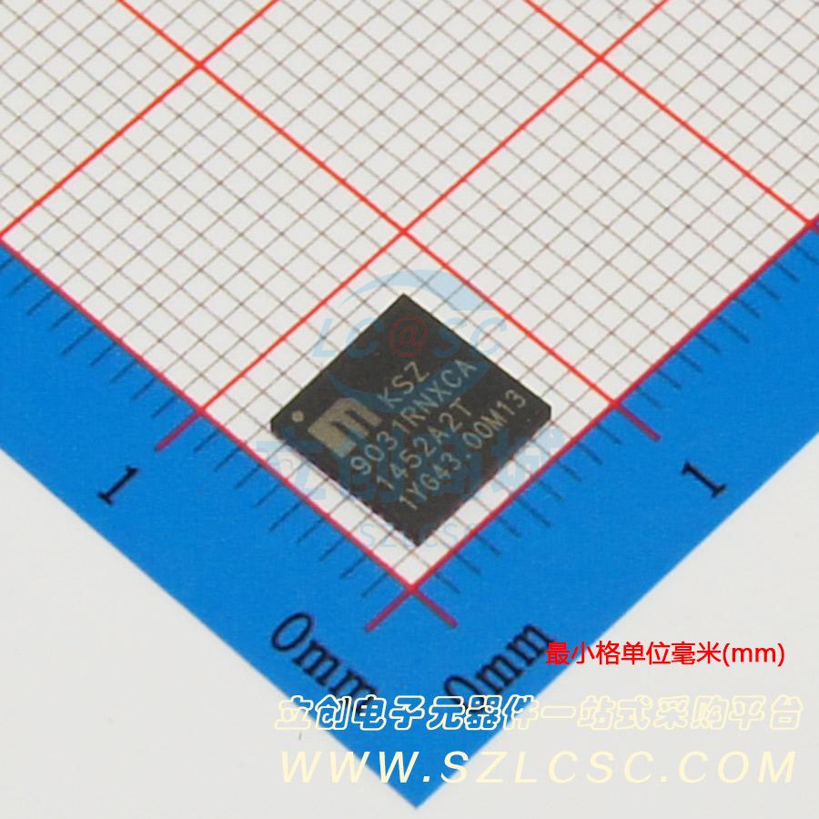 以太网芯片 KSZ9031RNXCA QFN-48_7x7x05P 全新原装进口
