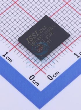 静态随机存取存储器(SRAM) IS61WV51216BLL-10MLI MiniBGA-48(9x1