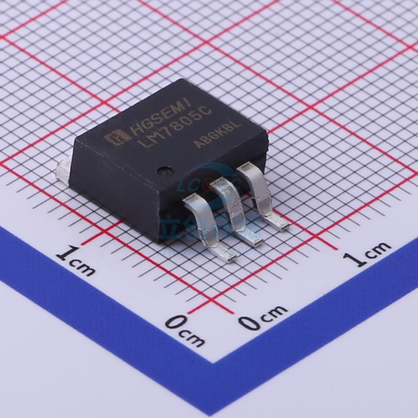 线性稳压器(LDO) LM7805CS/TR TO-263-3 HGSEMI(华冠)