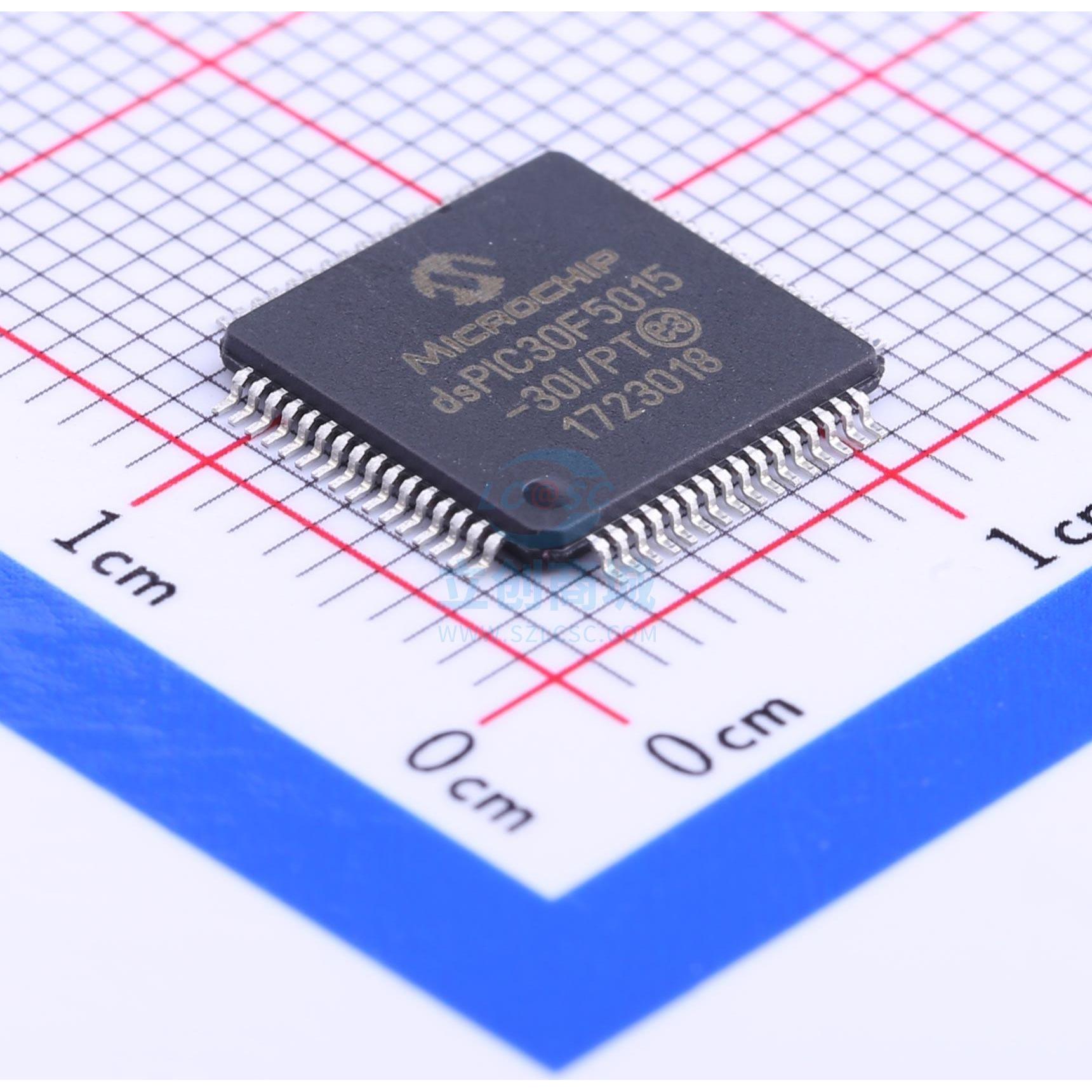 DSPIC30F5015-30I/PT QFP-64_10x10x05P MIC 全新原装进口