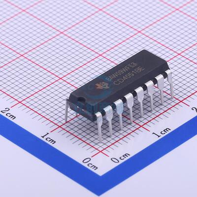 模拟开关/多路复用器 CD4051BE DIP-16 TI()