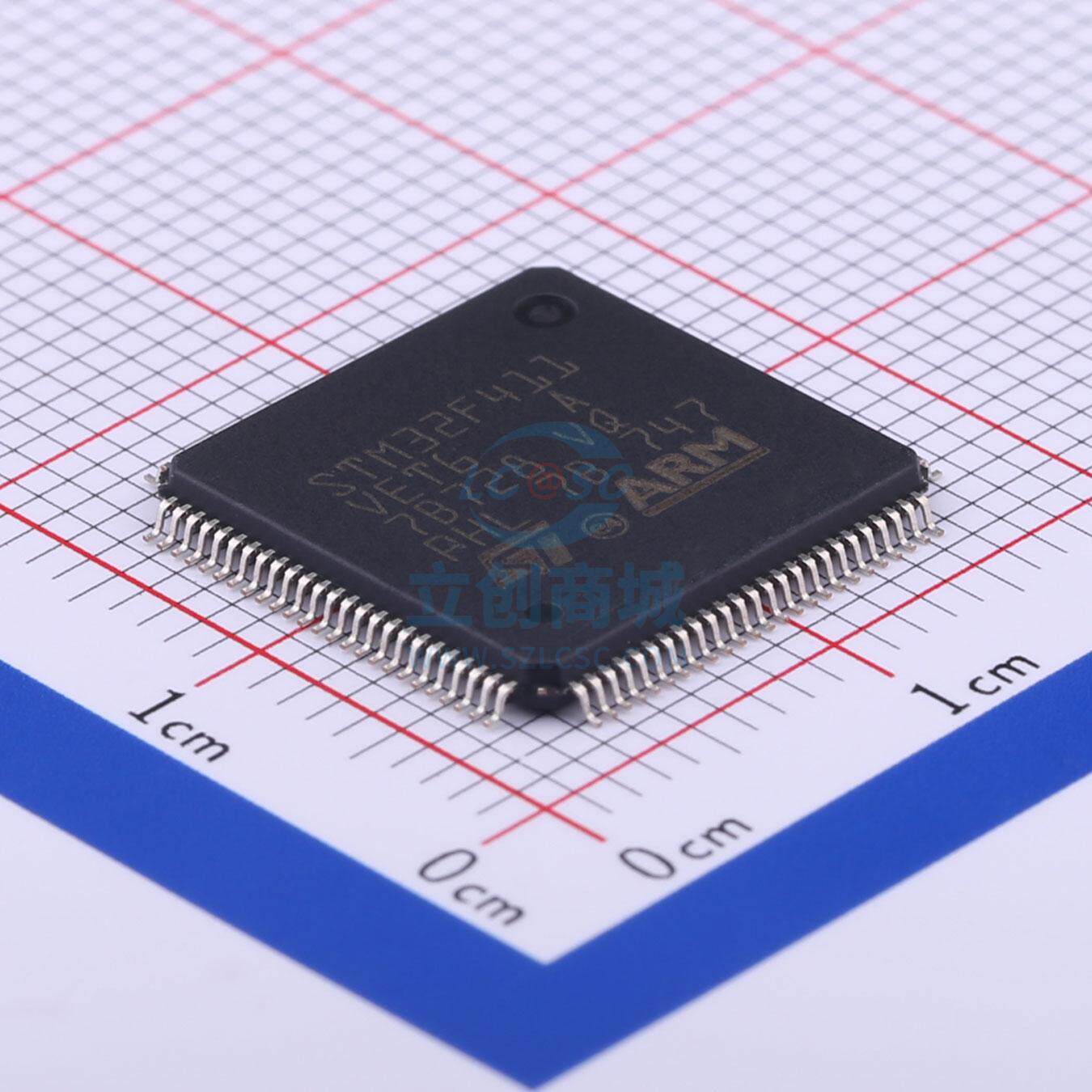 单片机(MCU/MPU/SOC) STM32F411VET6 LQFP-100 ST 全新原装进口