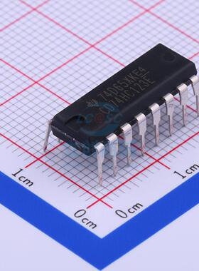 单稳态多谐振荡器 CD74HC123E PDIP-16 TI()