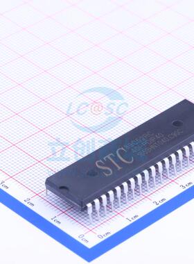 单片机(MCU/MPU/SOC) STC89C52RC-40I-PDIP40 DIP-40  全新原装进