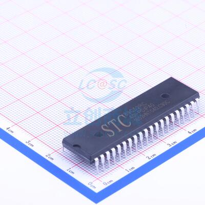 单片机(MCU/MPU/SOC) STC89C52RC-40I-PDIP40 DIP-40  全新原装进