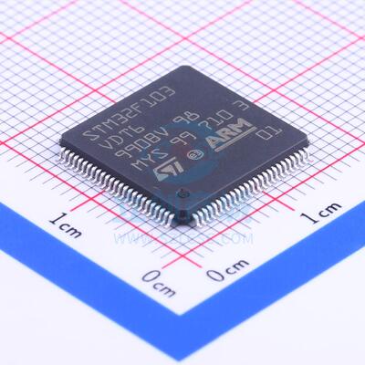单片机(MCU/MPU/SOC) STM32F103VDT6 LQFP-100_14x14x05P ST 全新