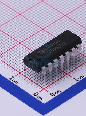 逻辑门 74HC00N DIP-14 HGSEMI(华冠)