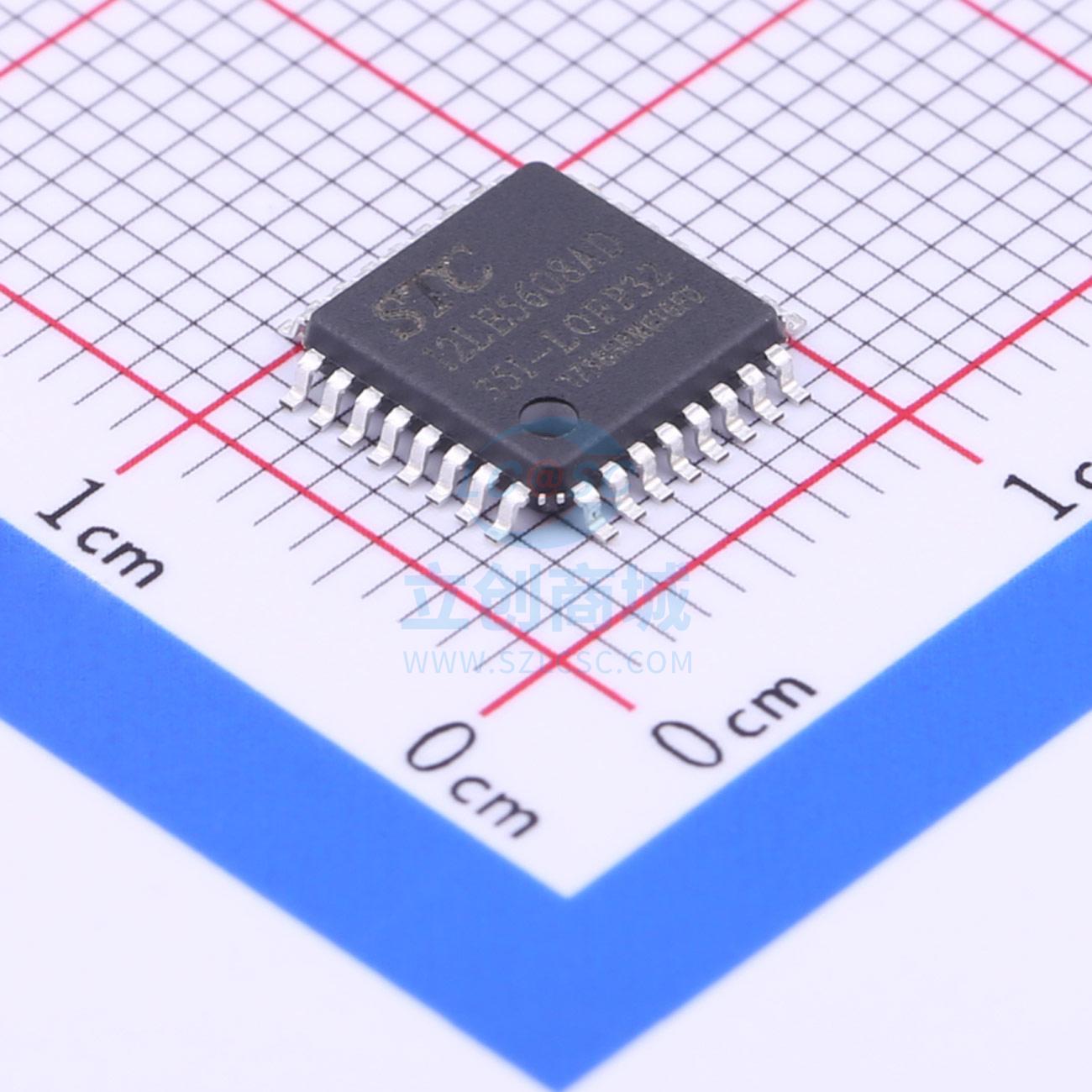 单片机(MCU/MPU/SOC) STC12LE5608AD-35I LQFP-32_7x7x08P 全新原