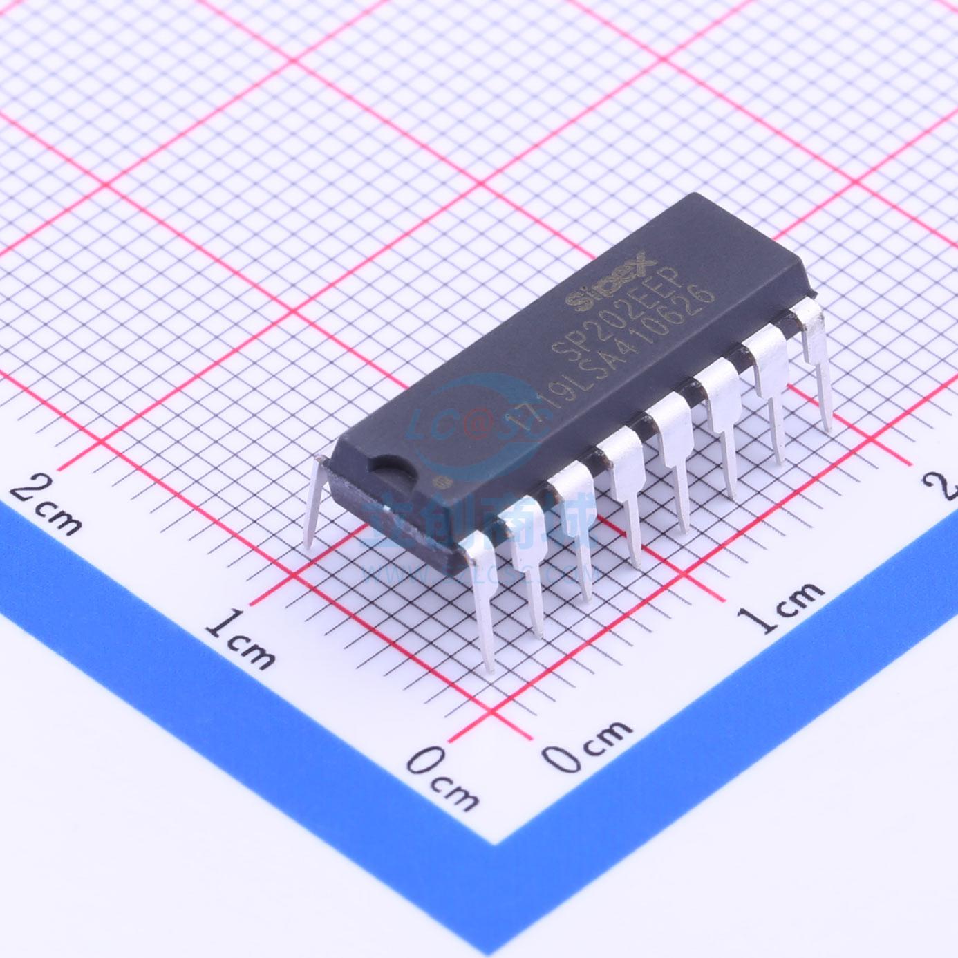 RS232芯片 SP202EEP-L DIP-16 MaxLinear