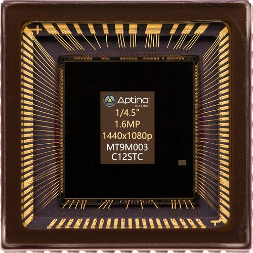 MT9M003C12STC1/4.5-Inch1.6MpCRA9.4°1440Hx1080CMOS图像传感器