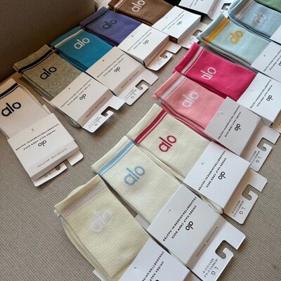 情侣袜子纯棉袜中筒运动时尚网红百搭网面男女四季秋季中筒袜女袜