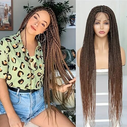 26 inch 3 box braids African 非洲全蕾丝三股辫 high quality