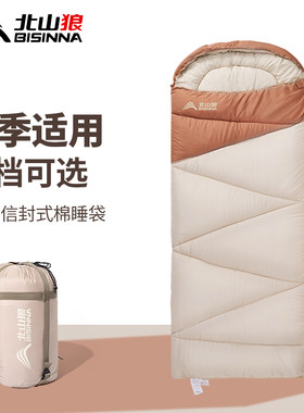 防寒保暖户外露营睡袋北山狼
