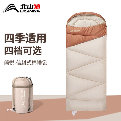 防寒保暖户外露营睡袋北山狼