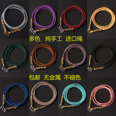 原创蜜蜡吊坠绳崇迪佛牌链子