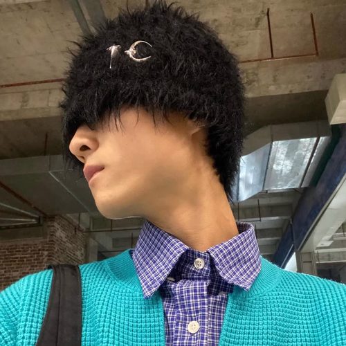 thugclub秋冬长毛绒帽男女同款