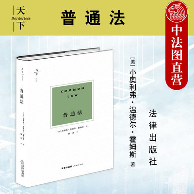 正版 2021新 天下博观 普通法 美国大法官霍姆斯 揭示普通法法律家的思考方式法学理论 法律年鉴和远古案例表 合同法史 法律出版社