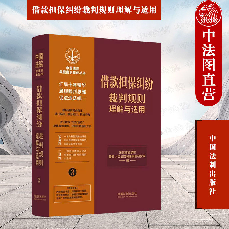 正版 借款担保纠纷裁判规则理解与适用 法制 借款保证抵押质押案例 裁判规则法律适用方法分析 司法实务参考用书 同类案例数据库