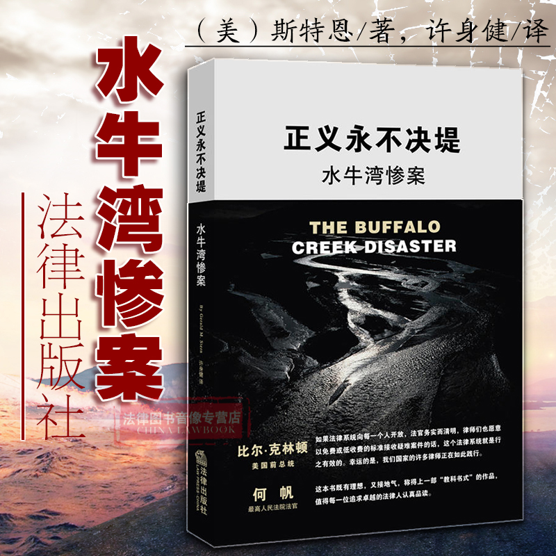 正版 正义永不决堤：水牛湾惨案 [美]杰拉尔德.斯特恩 诉讼策略 免赔偿额 诉讼时效 律师故事 矿业灾难 洪水事件 9787511874955在类目 书籍/杂志/报纸, 法律, 司法制度中 - 来自Buy2taobao.com提供专业的淘宝代购服务