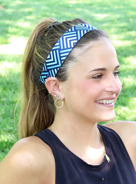 普拉提发带Sweaty Bands女宽边瑜伽发带吸汗跑步ins防滑阻汗发箍