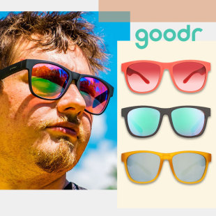 Goodr运动眼镜BFG粗框显脸小古德乐马拉松越野跑步骑行运动墨镜
