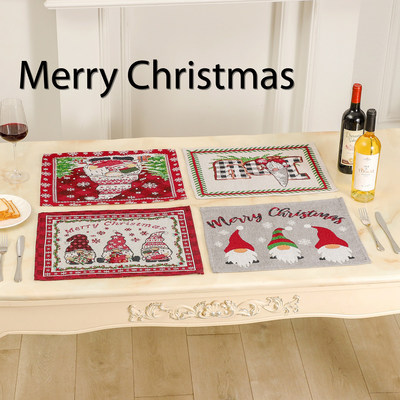 圣诞装饰品餐桌气氛布置