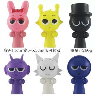 大号节奏盒子蛋糕摆件可爱版 头可转动西蒙平基温达公仔手办玩具