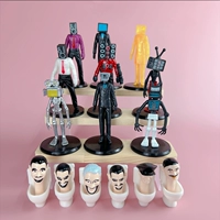 [15 моделей] Туалетные люди против монитора рука в руке