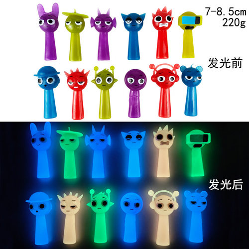 节奏盒子夜光手办摆件