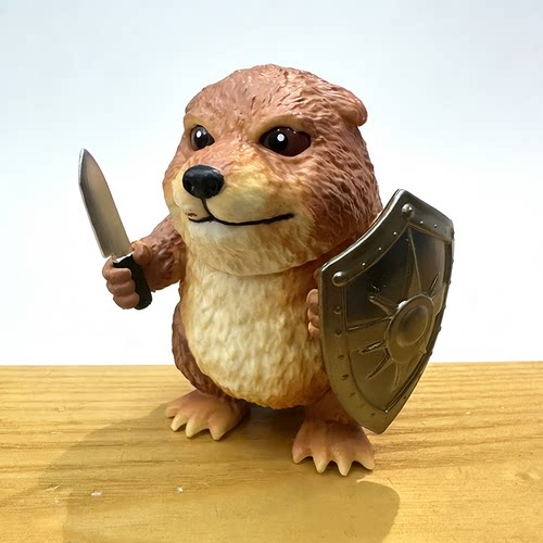 我的刀盾狗力盾狗GK手办摆件