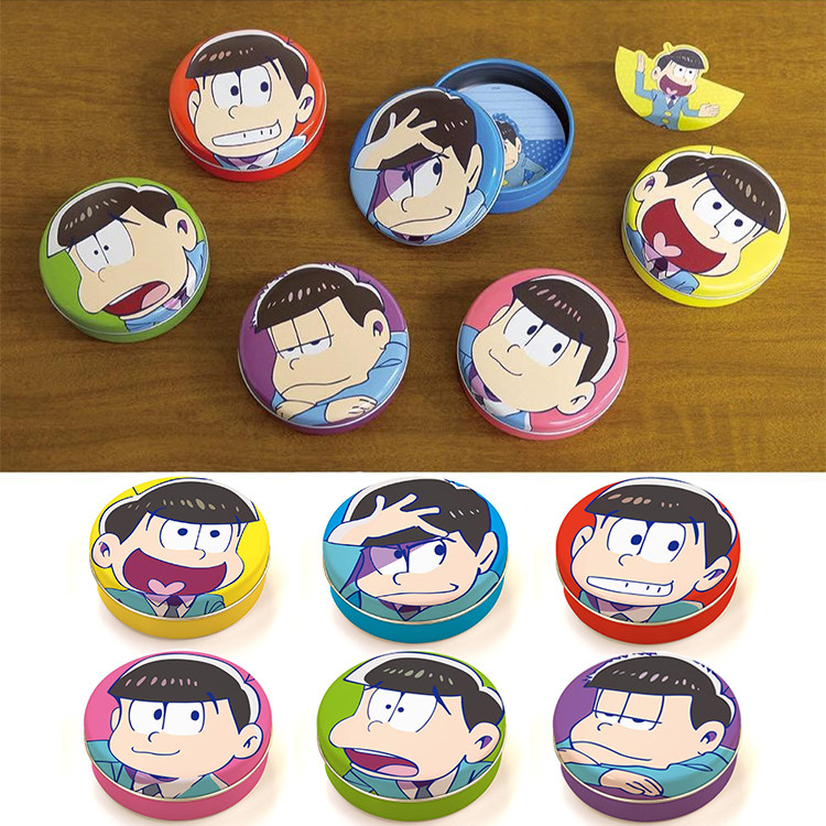 阿松先生 铁盒便签收纳盒周边 便签本记事簿 空松轻松小松椴松