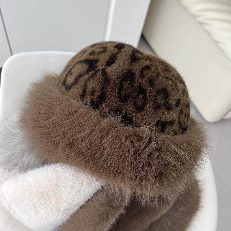 帽子女加厚复古豹纹素颜护耳帽显脸小蒙古防寒风街头瓜皮保暖盆帽,服饰配件/皮带/帽子/围巾,帽子,淘宝优惠券,粉丝福利购,淘宝优惠卷