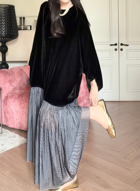 设计感修身显瘦汉服装气质裙女