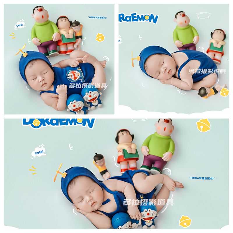 哆啦A梦婴儿主题儿童摄影服装