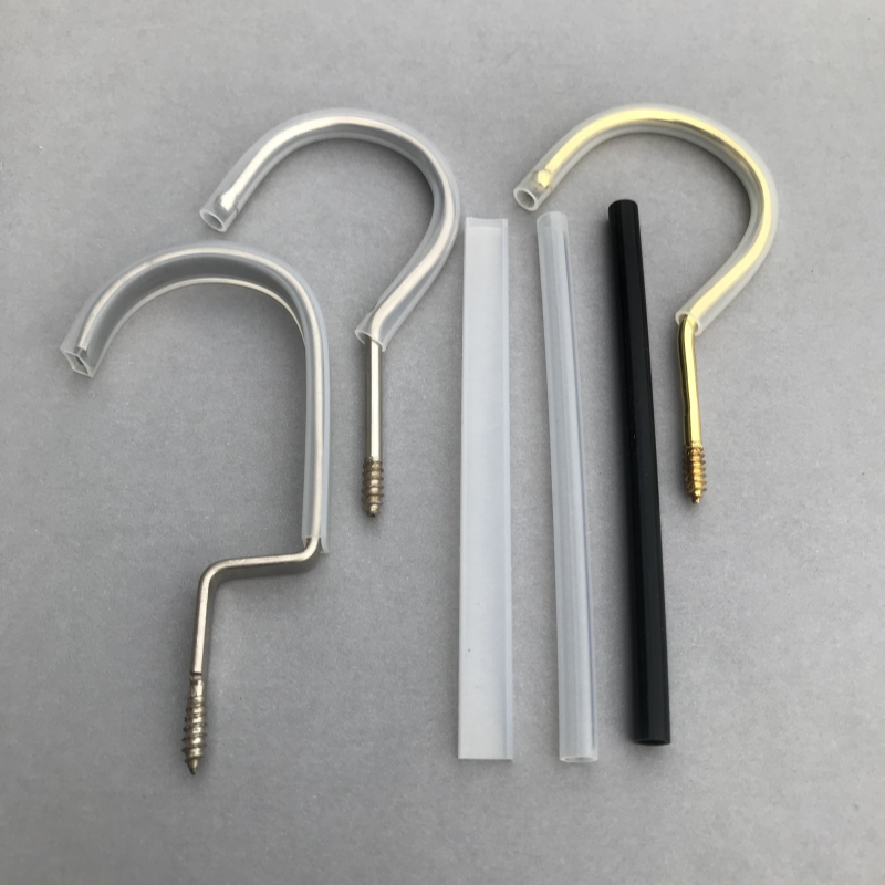 衣架钩子防护套防止衣杆漆面刮擦硅胶防滑套服装店衣架扁钩防护条