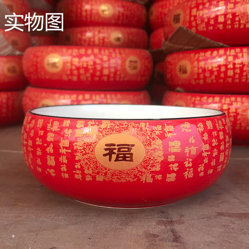 陶瓷花盆家用水培铜钱草水仙盆无孔粗陶水养器皿中式复古桌面盆缸