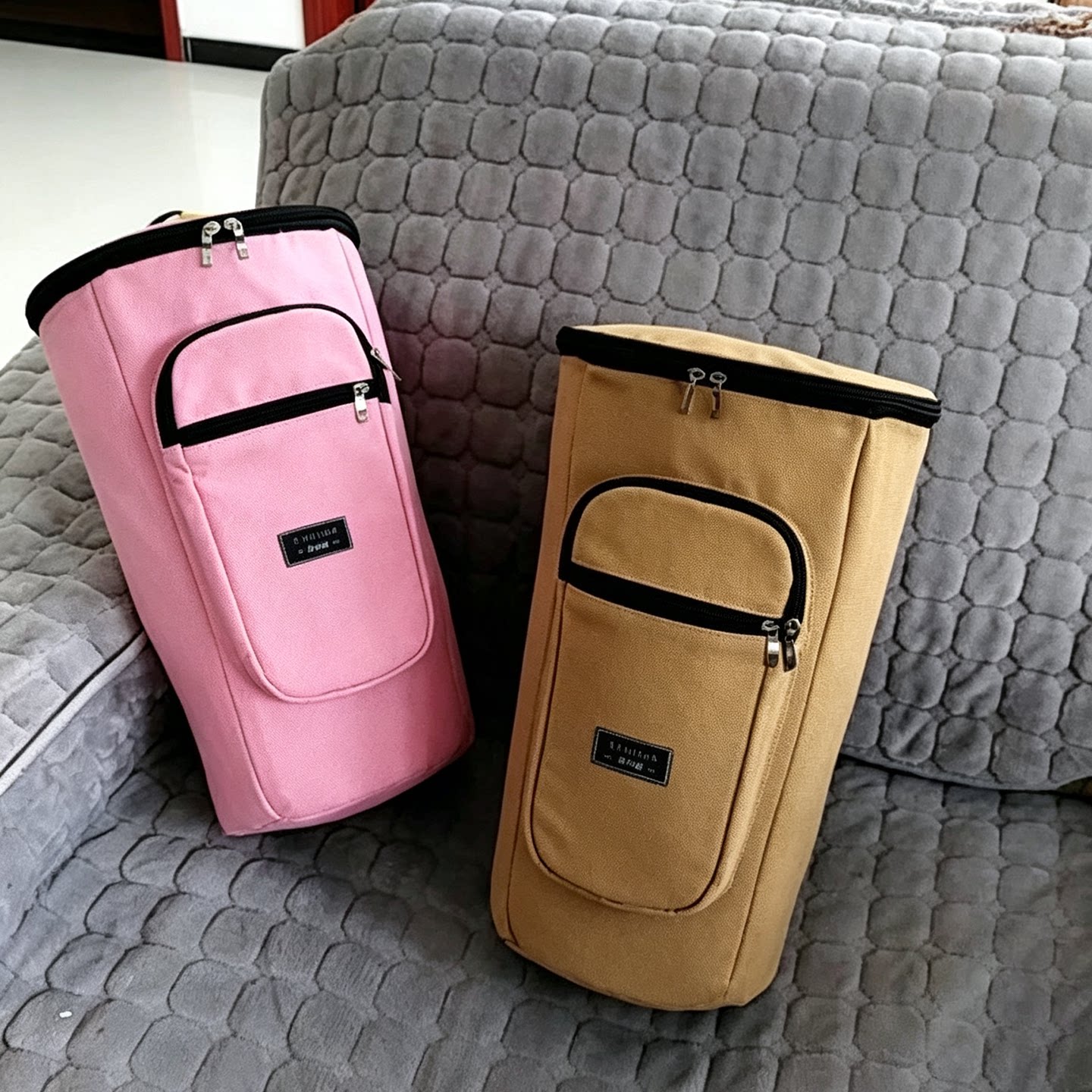 加厚双肩背包非洲鼓包防水尼龙布图片