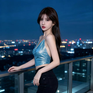 新款金属上衣背心女欧美女装新品金属亮片吊带派对夜店音乐节性感