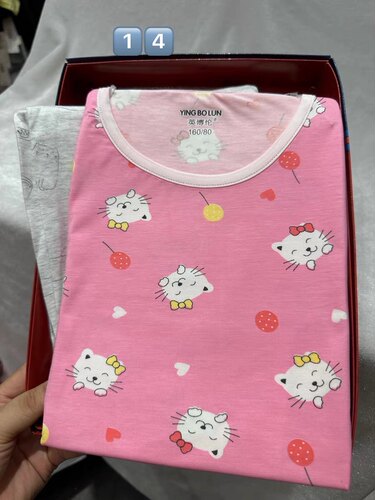 女童莱卡棉家居服套装英博伦