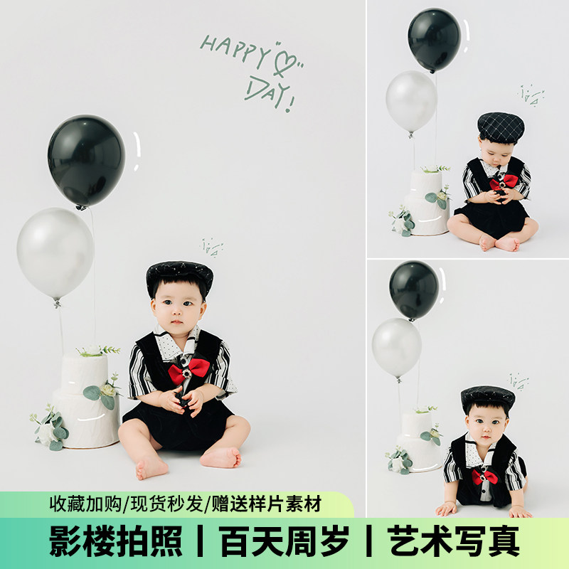 儿童摄影服装男童套装艺术写真