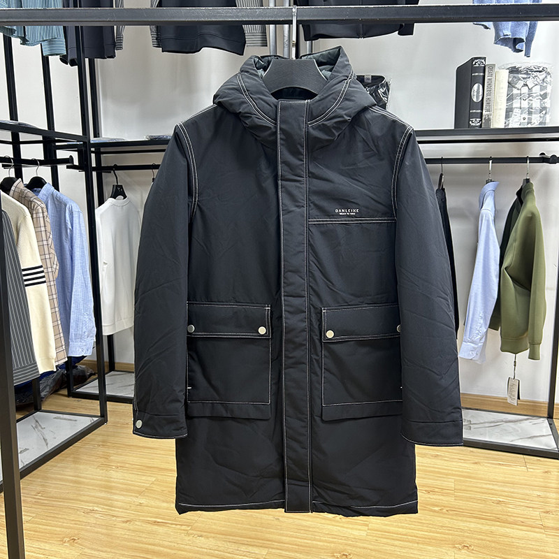 厚实保暖防风御寒90绒高克重羽绒服冬季防泼水工装时尚鸭绒服外套