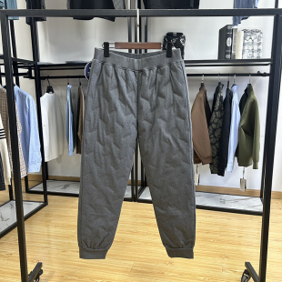 鸭绒裤 90绒新国标轻薄款 保暖修身 秋冬季 松紧腰纯色束脚内穿羽绒裤