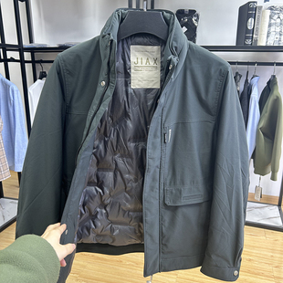 90白鸭绒轻薄款时尚短款修身立领百搭羽绒服秋冬简约休闲保暖外套