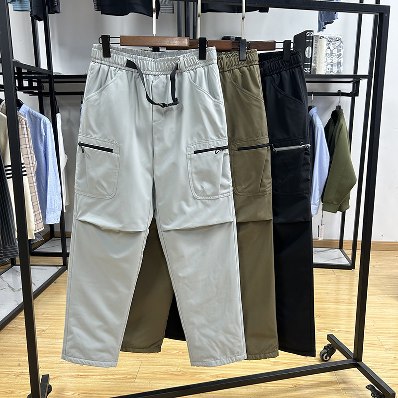 90绒松紧腰户外休闲防水防风御寒直筒羽绒裤秋冬季通勤百搭鸭绒裤,男装,羽绒裤,淘宝优惠券,粉丝福利购,淘宝优惠卷