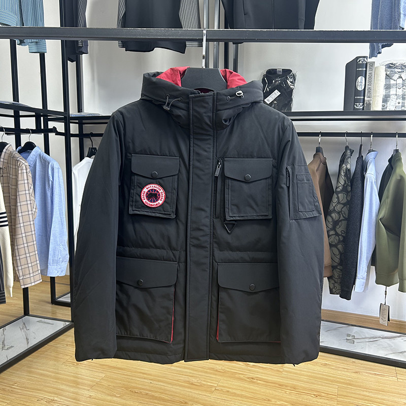 户外时尚休闲工装多口袋可拆帽保暖羽绒服冬季防风防水鸭绒服外套,男装,羽绒服,淘宝优惠券,粉丝福利购,淘宝优惠卷
