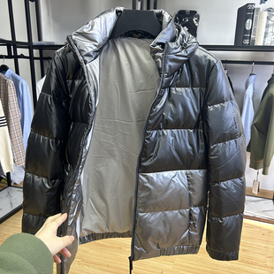 哑光亮面防水料保暖亲肤90绒外套羽绒服秋冬季 防风御寒鸭绒服 时尚