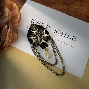 织带勋章皇冠别针韩国复古飞鹰胸针 胸牌个性 时尚 英伦风徽章男西装