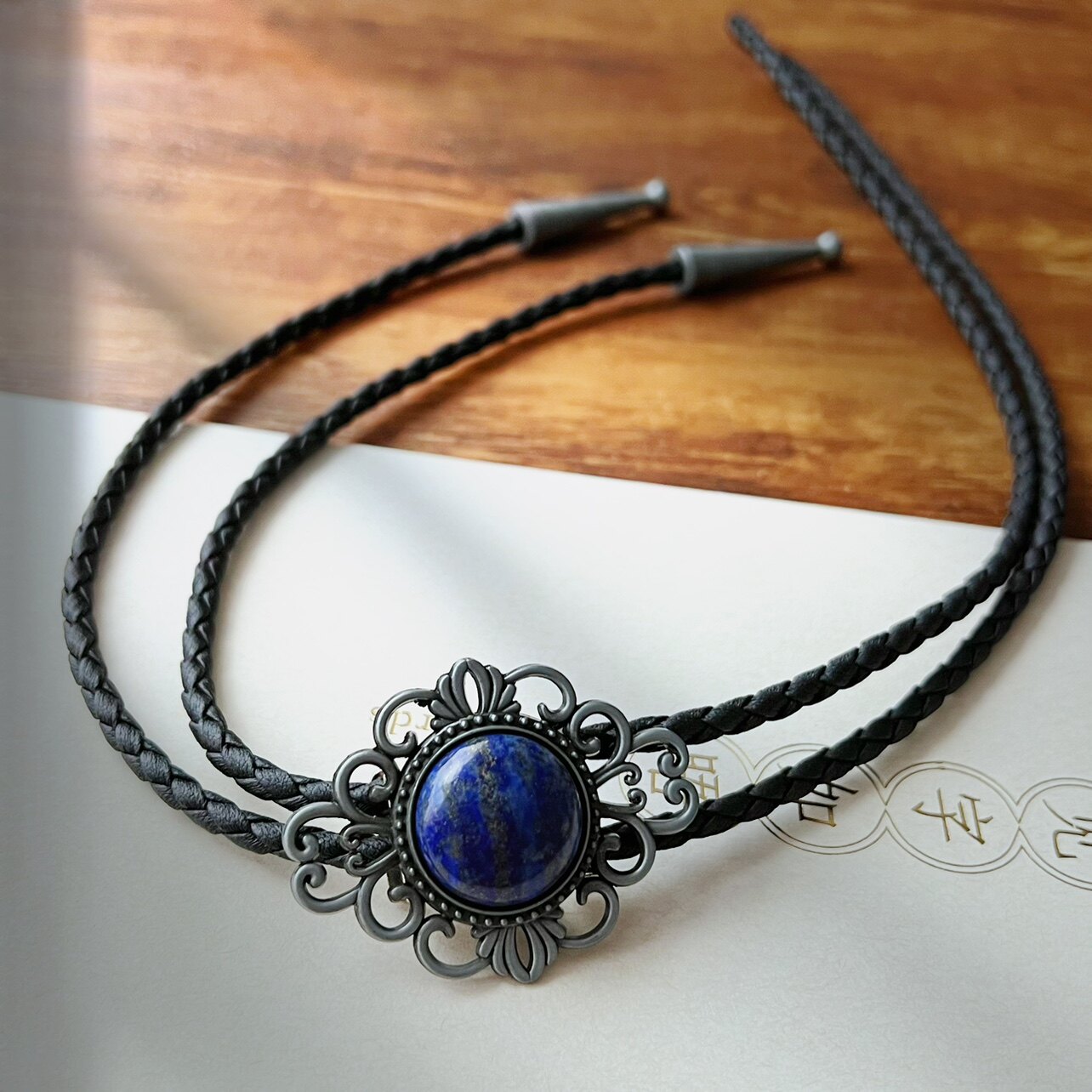 日韩商务正装版bolo tie波洛领带女衬衫领结领绳男士结婚项链饰品